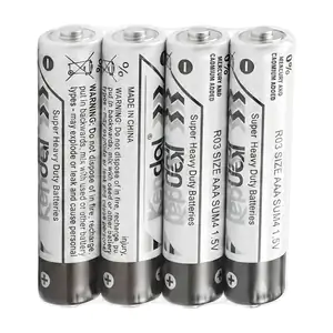 Blíster con 4 pilas - baterías kendal triple aaa / r03, 1.5v