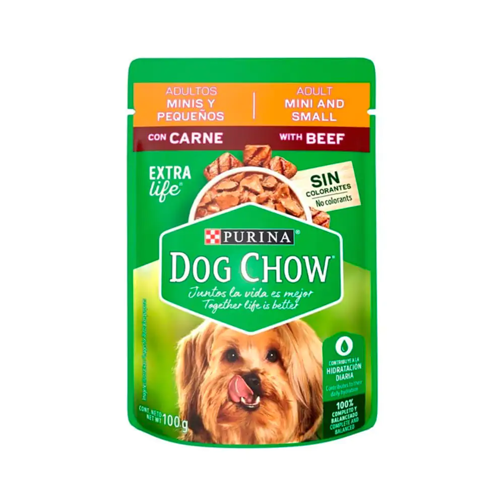 1pz alimento húmedo para perros, purina dog chow sabor carne, adultos…