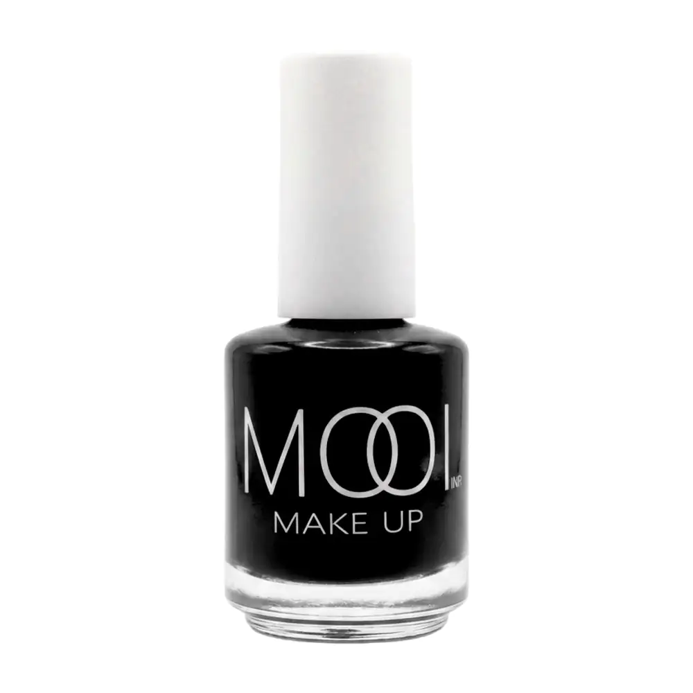 Esmalte en color negro para uñas mooi, secado rápido / esm-mooi-negro