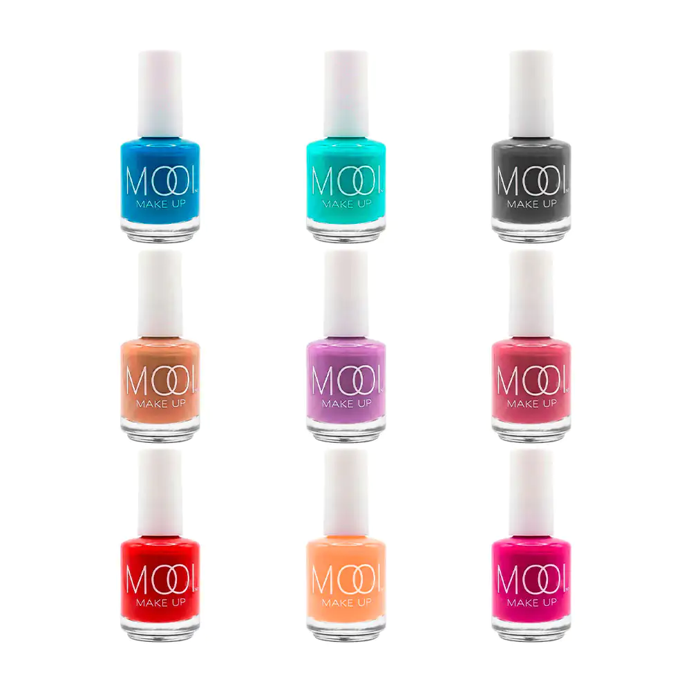 Esmalte para uñas mooi en colores nude, secado rapido, variedad de to…