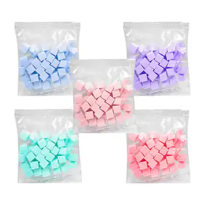 Paquete con mini esponjas cuadradas para diseños de manicura, varieda…
