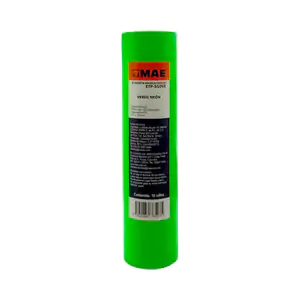 Paquete con 10 rollos de 550 etiquetas autoadheribles en color verde …