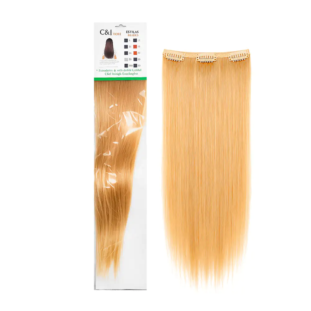 Paquete c&j flori con extensión para cabello 27t613 lisas de clip, to…