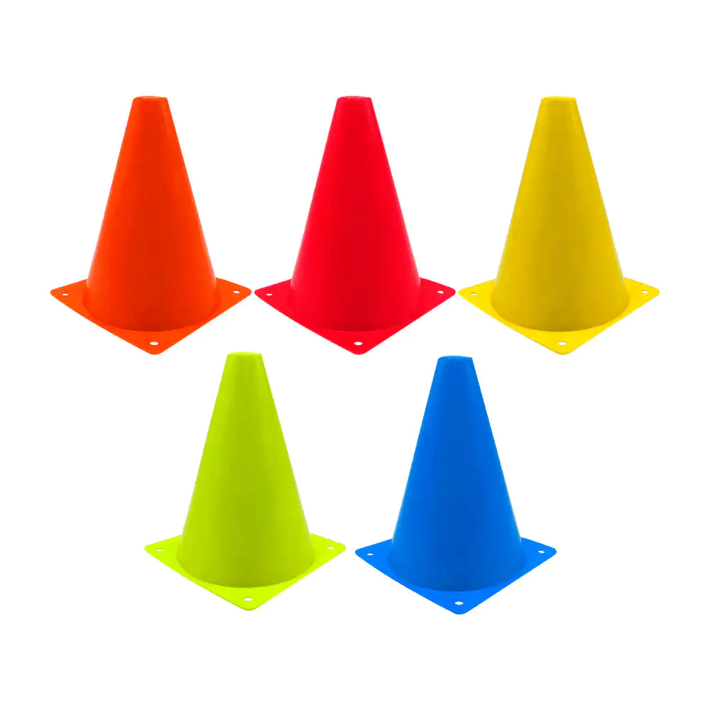 Cono de plástico resistente multifuncional de 18cm, variedad de color…