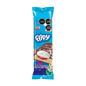 1pz flipy gamesa galleta con malvavisco, rellena de mermelada de fres…