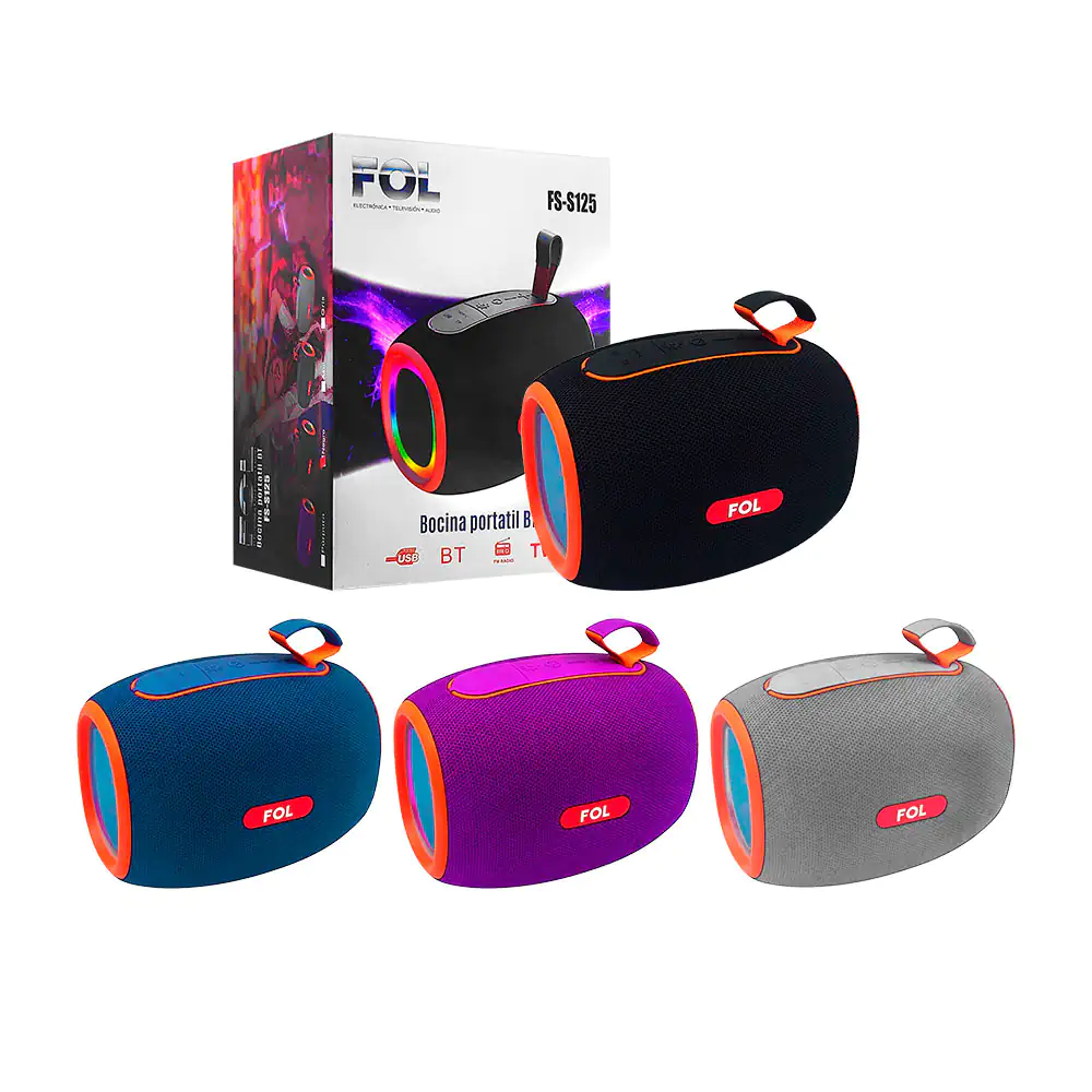 Bocina ovalada inalámbrica con entrada usb, usb-c, tf, tws y radio fm…