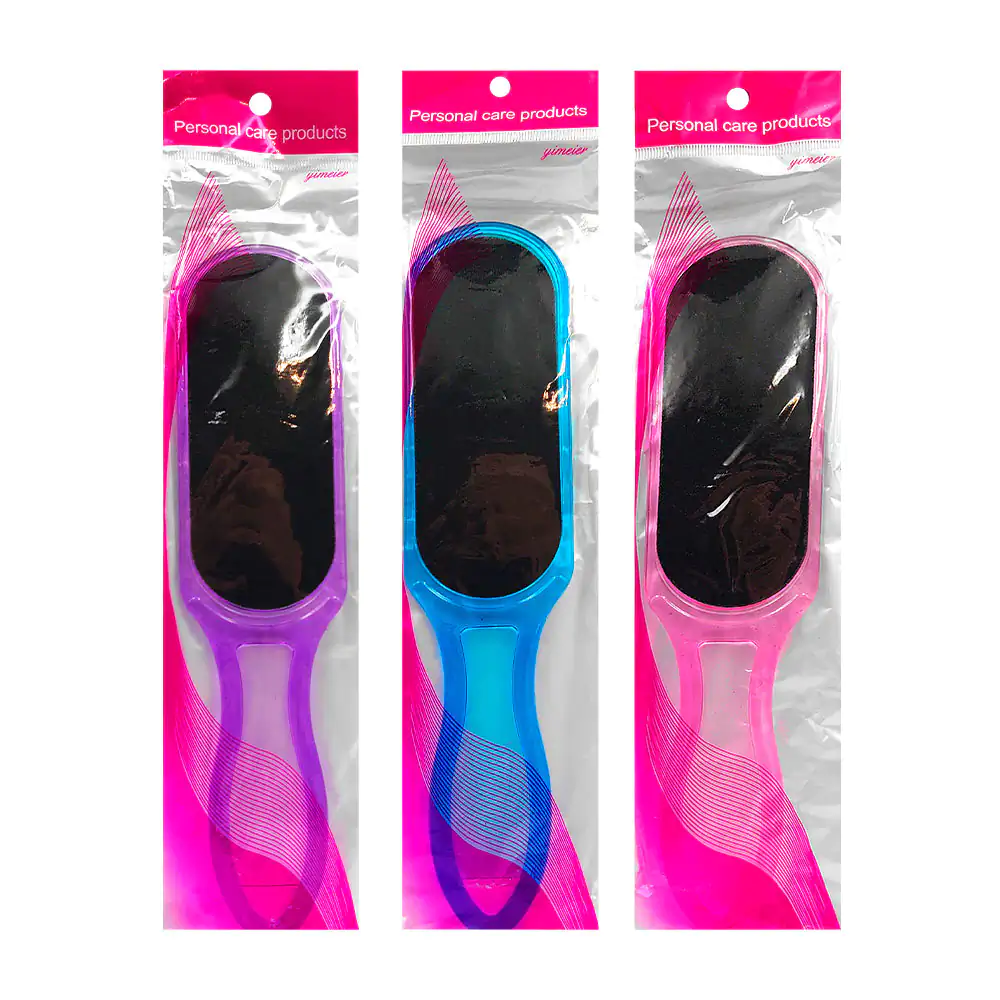 1pza Lima de plástico para pies, variedad de colores / g3355