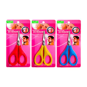 Tijeras punta fina de acero inoxidable y mango de plástico para manic…