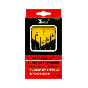 Juego de 6 mini desarmadores de precisión, variedad de puntas / h1216