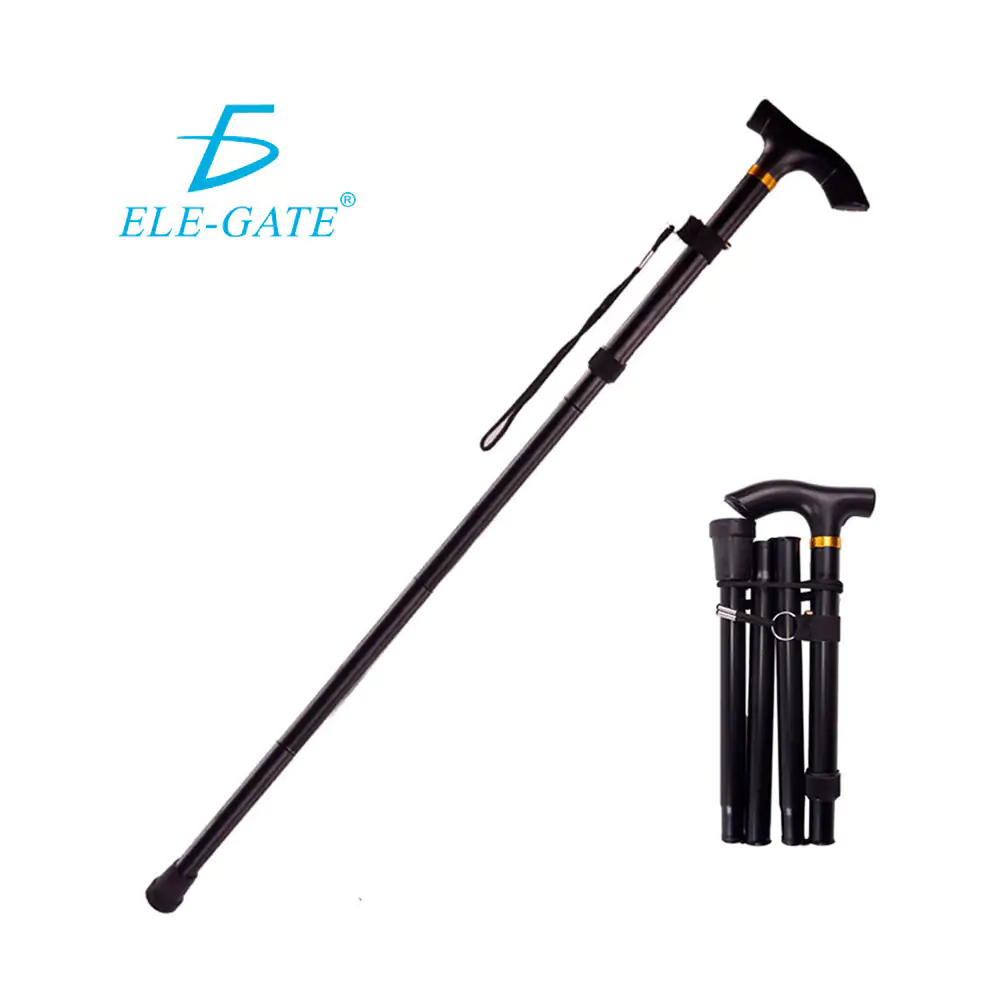 1pz bastón plegable para senderismo, ajustable con diseño antidesliza…