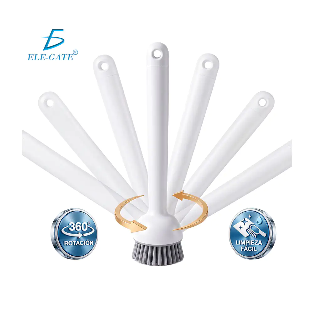 Cepillo multifuncional para cocina, giro 180° con cerdas resistentes …