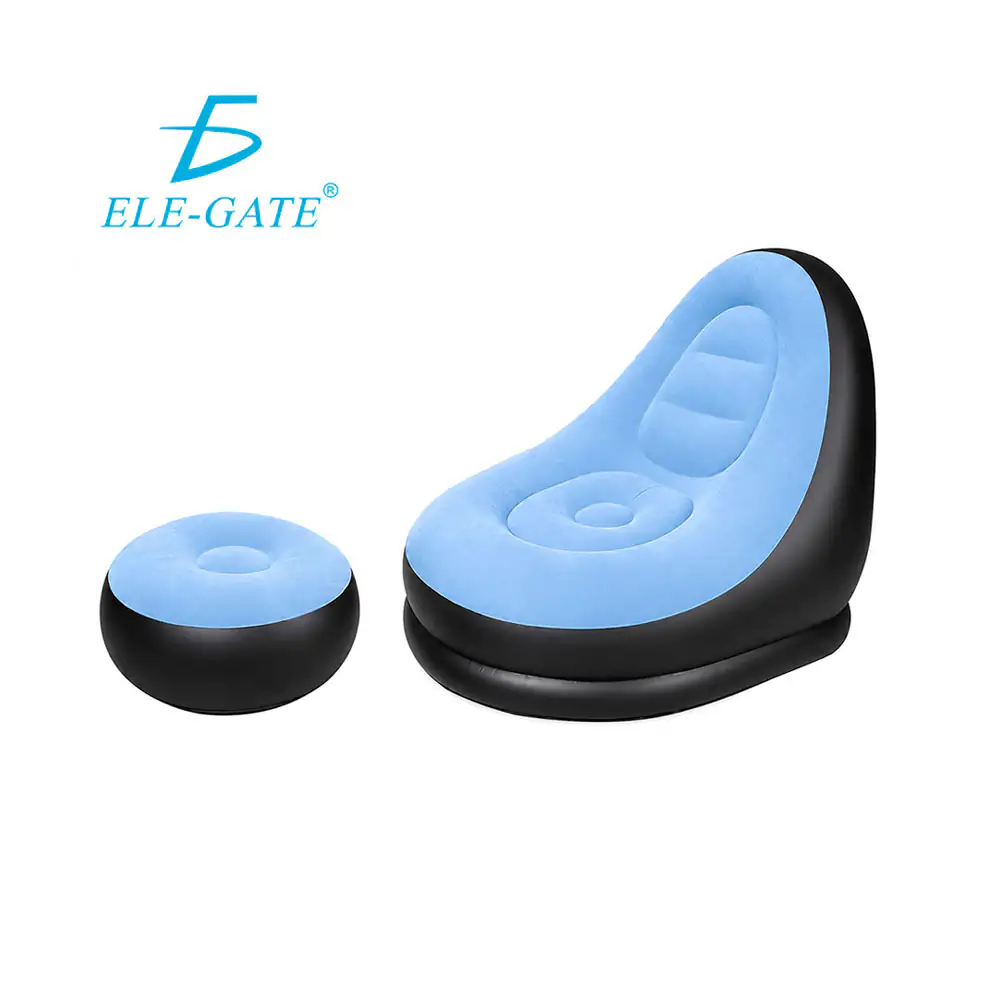 Sofa sillón inflable ergonomico + soporte para los pies, variedad de …