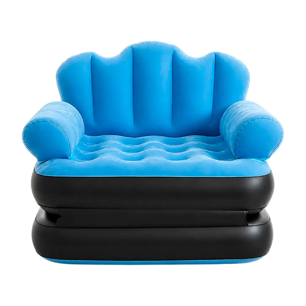 Sillón inflable con diseño ergonómico con reposapiés ideal para campi…
