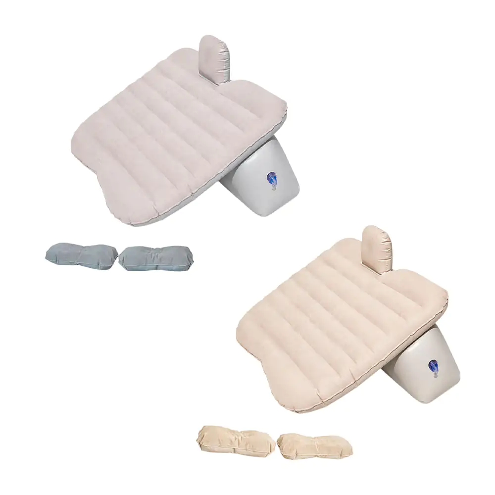 Cama colchón inflable ajustable para el asiento trasero del carro, va…