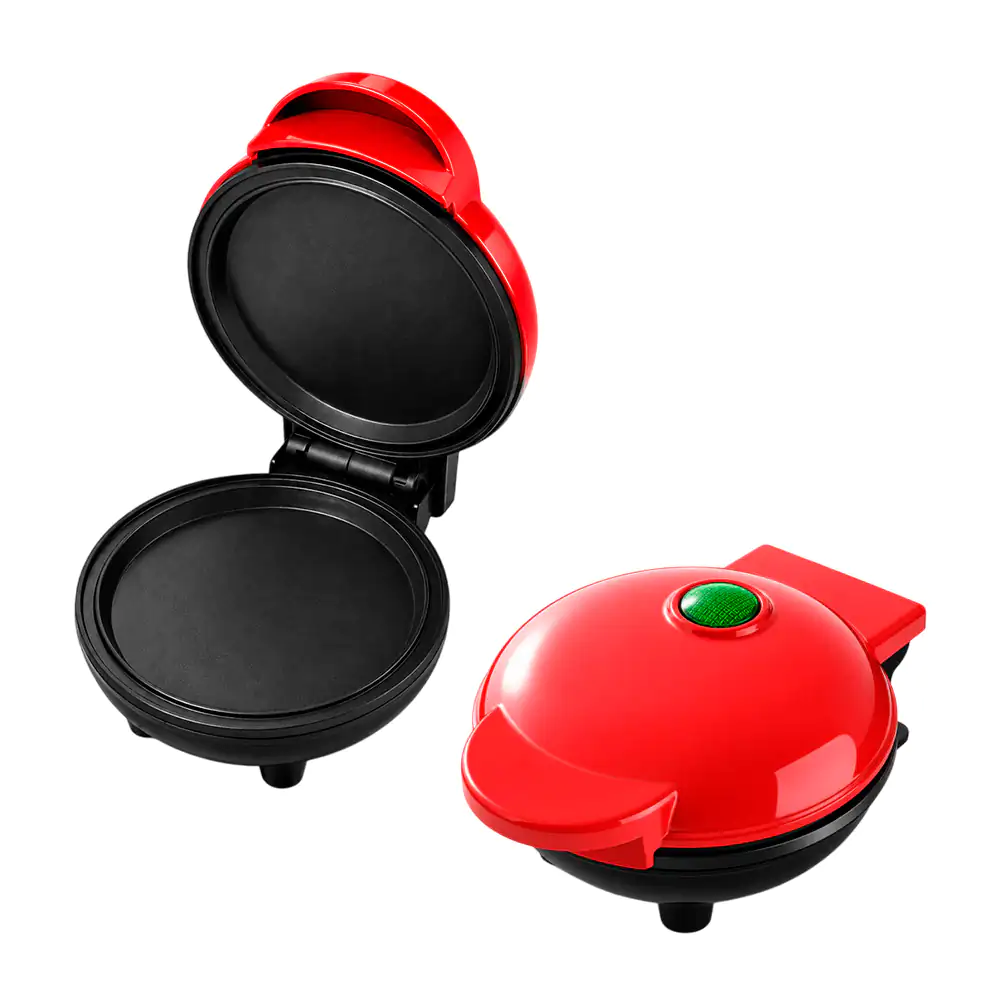 Máquina compacta para hacer hot cakes, calentamiento doble y rápido /…