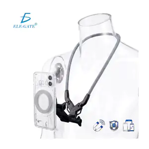 Soporte magnético para el celular ajustable al cuello, plegable y con…