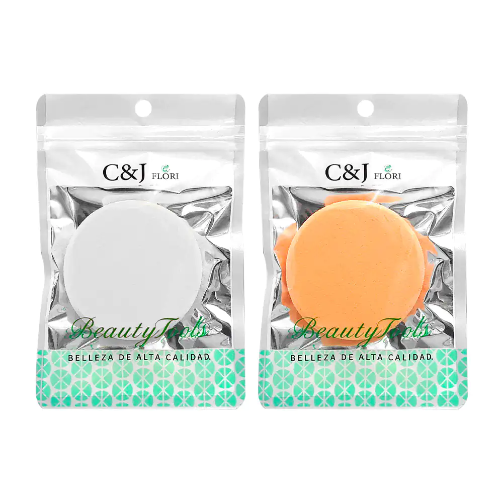 Paquete c&j flori con 1 esponja acolchada aplicadora de maquillaje, c…