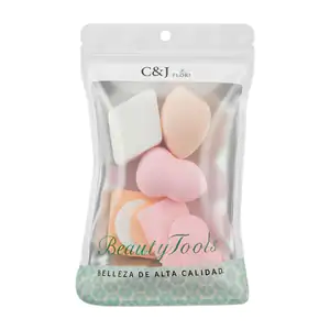 Paquete c&j flori con 8 esponjas aplicadoras de maquillaje en diversa…