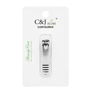 Blíster c&j flori con cortaúñas metálico de 6cm, liso