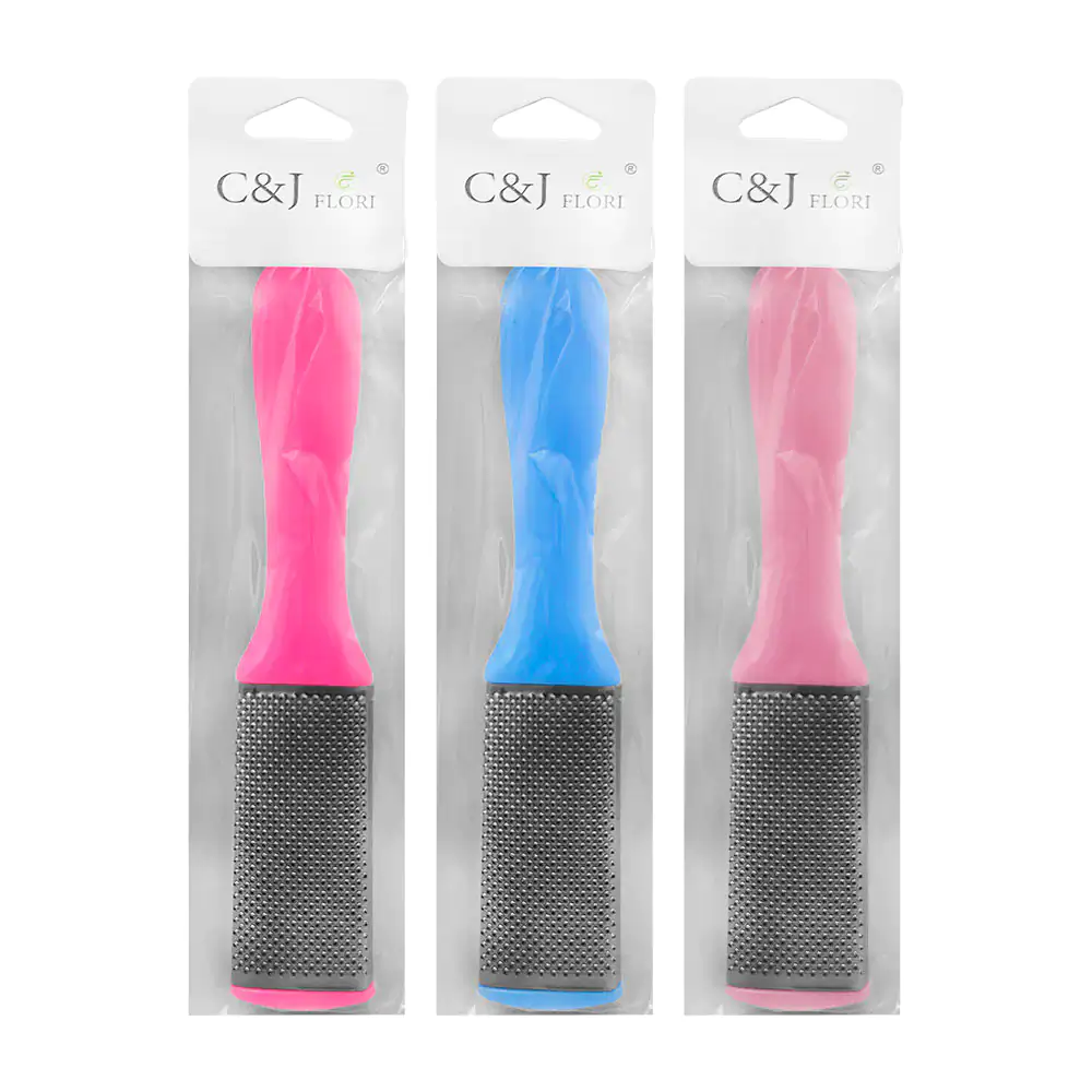 1pz Lima para pies c&j flori, doble cara con removedor metálico para …