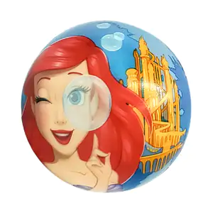 1pza Pelota de goma suave de 7-10cm con estampado de ariel, la sireni…