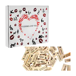 Juego sexual de mesa tipo jenga con 48 bloques de madera / jengasex