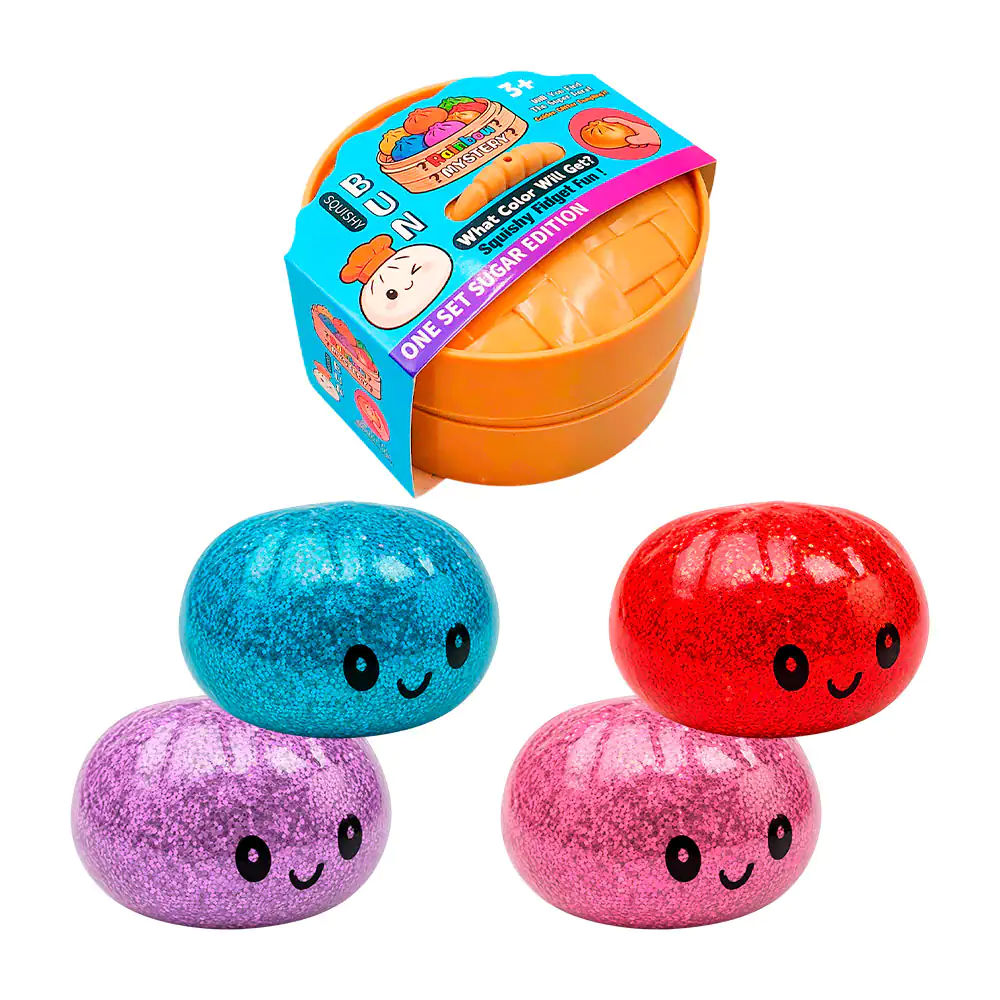 Squeeze misterioso, forma de dumplings con estuche tipo vaporera de b…
