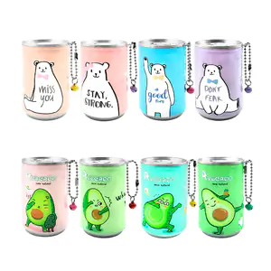 Mini lata de toallitas húmedas con estampado de aguacate u oso polar …