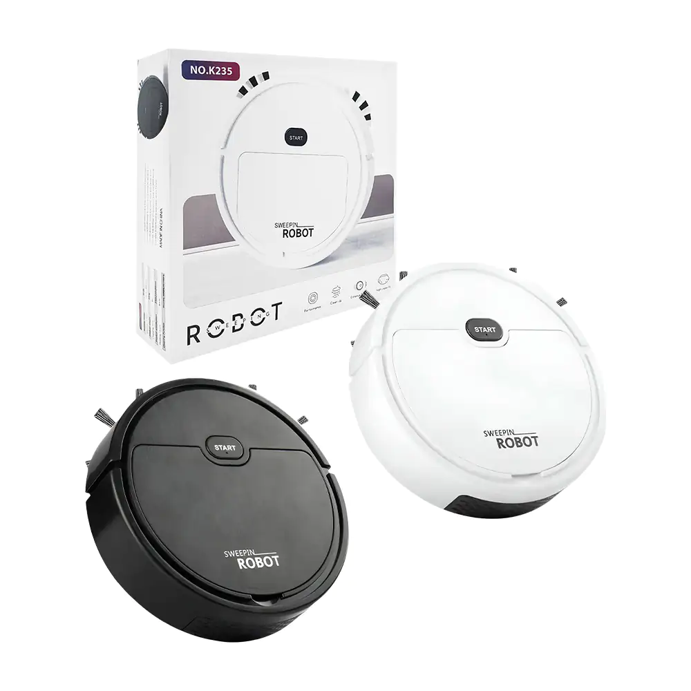 Robot inteligente aspiradora / barredor recargable de 9 pulgadas, var…