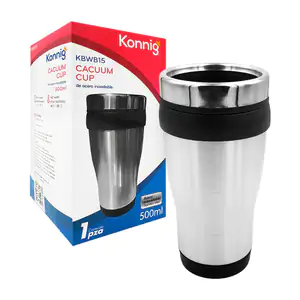 Vaso termo de acero inoxidable de 500ml con tapa de cierre hermético …
