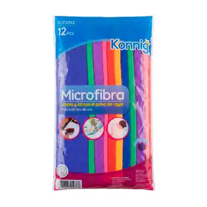 Paquete con 12 toallas de microfibra multiusos suaves al tacto, 40x40…