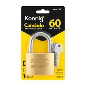 Candado de seguridad de 60mm con arco de acero y resistente al óxido …