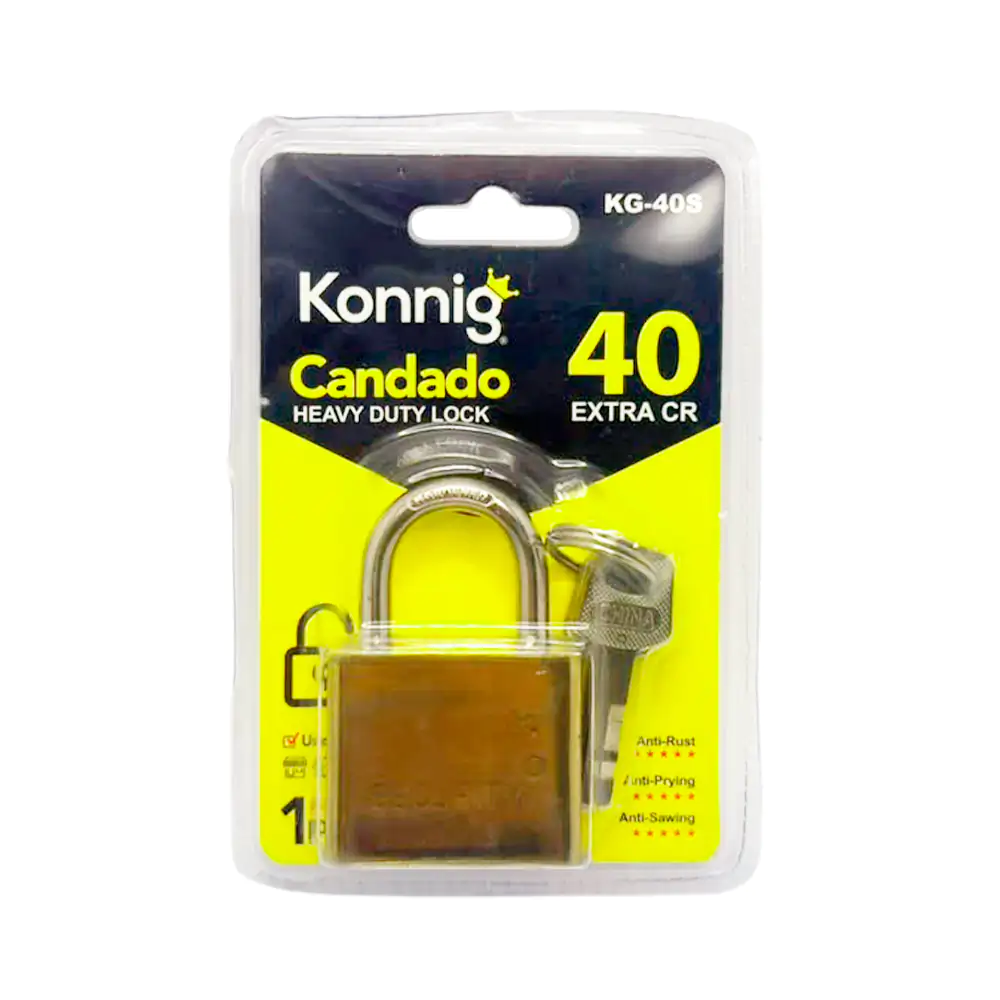 Candado de seguridad de 40mm con arco de acero y resistente al óxido …