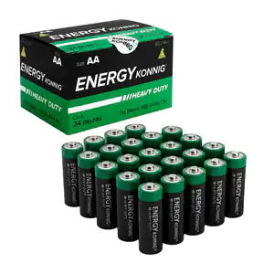 Caja con 24 pilas aa - doble a energy konnig, blíster con 4 pilas / k…