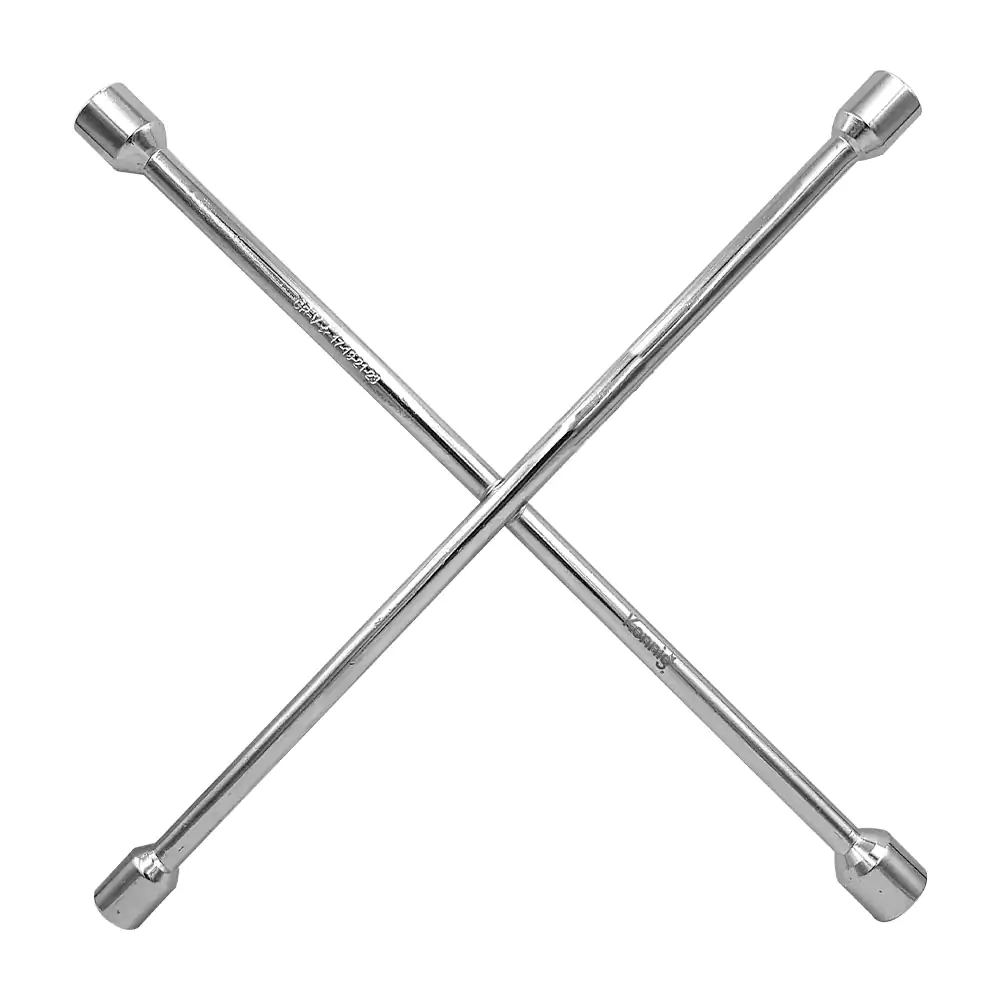 Llave de cruz, 20in de acero inoxidable, puntas de 17-19-21-23 / kg25…