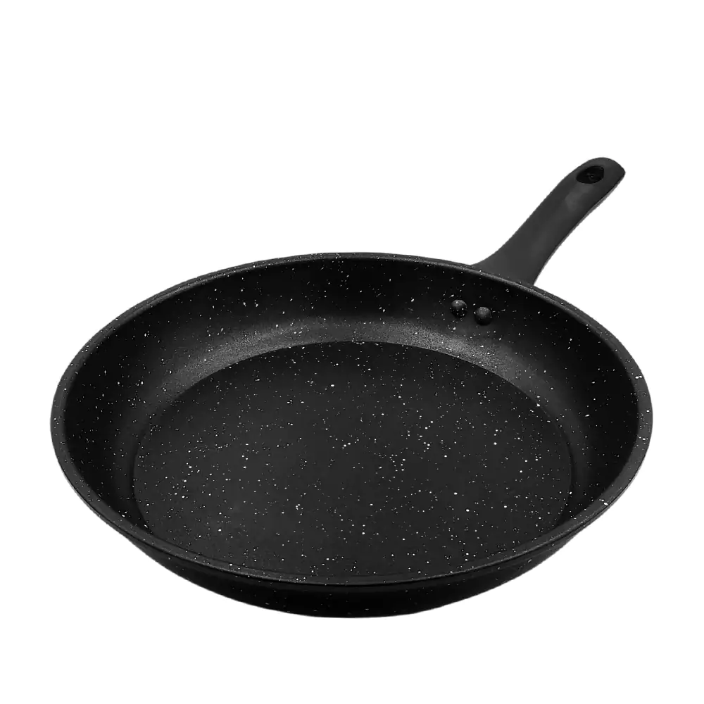Sartén de acero inoxidable, 28cm con cubierta antiadherente y mango e…