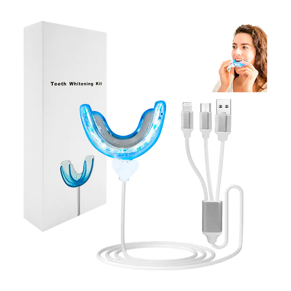 Lampara led para kit de blanqueamiento dental con conector 3 en 1, us…