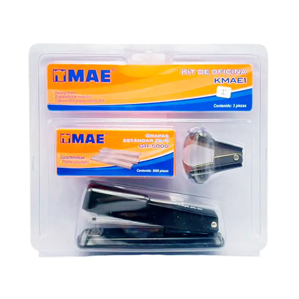 Kit de oficina con engrapadora grande, desengrapador y caja de 5000 g…