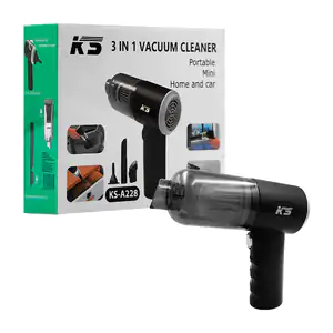 Mini aspiradora 3 en 1 para carro o casa, multifuncional con accesori…