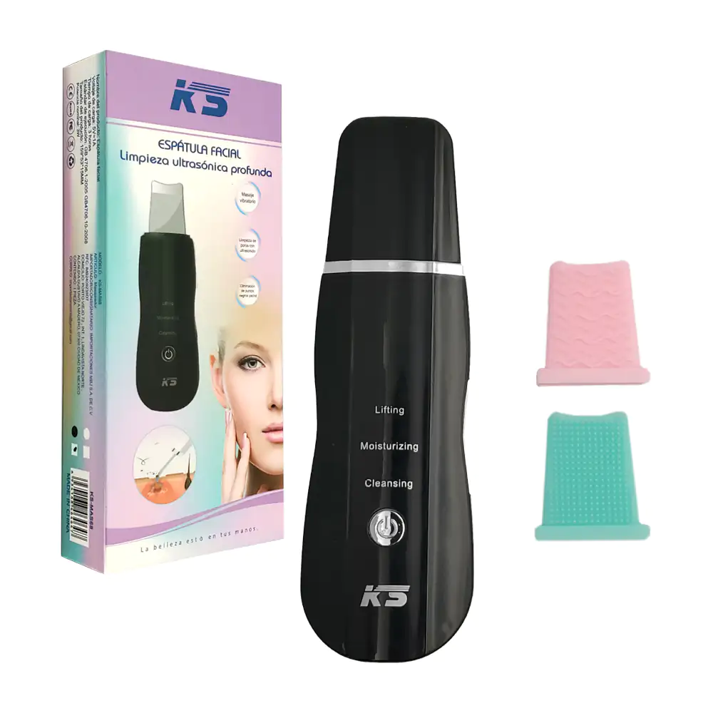 Limpiador facial eléctrico inalámbrico, limpieza ultrasónica para la cara, variedad de modalidades