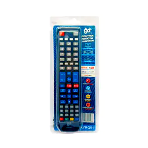 Control remoto universal compatible con smart tv en color negro / kyk…