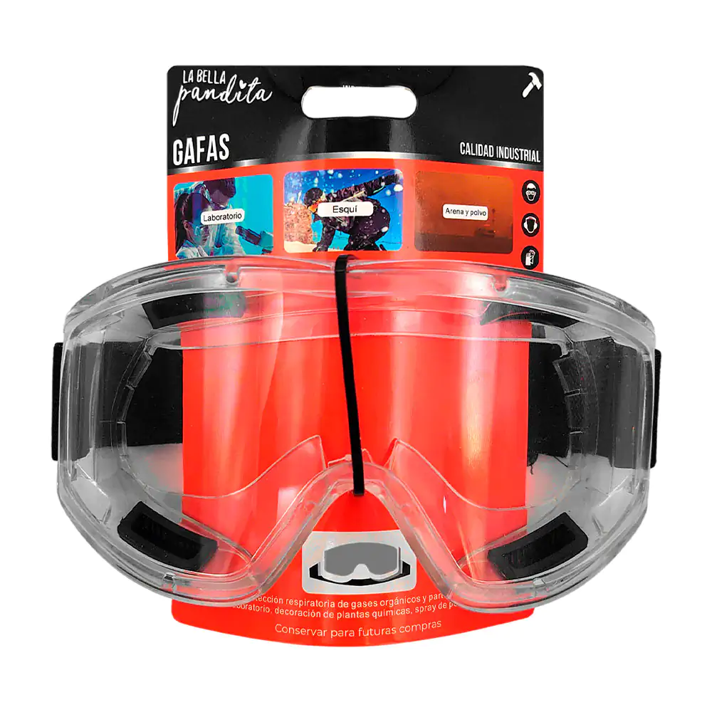 Lentes - gafas tipo goggles de seguridad para el trabajo con banda aj…