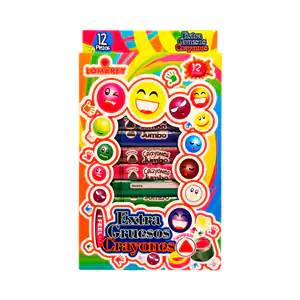 Paquete con 12 crayones triangulares de cera jumbo para entrenamiento…