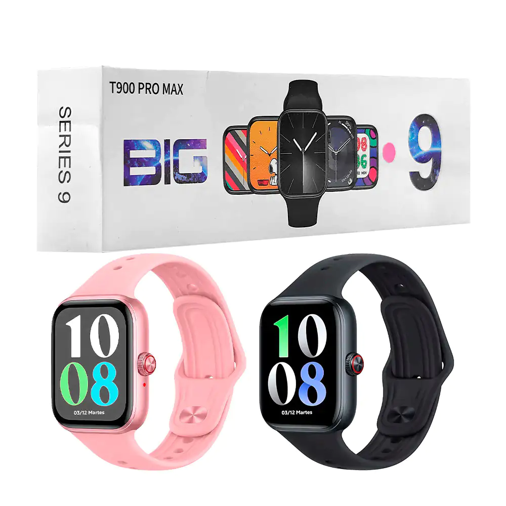 Reloj inteligente smartwatch series 9 t900 pro max con cargador magné…