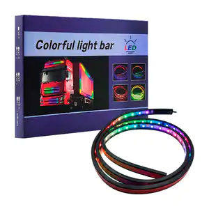 Tira led rgb de 1m para coche / automóvil con conexión directa, varie…