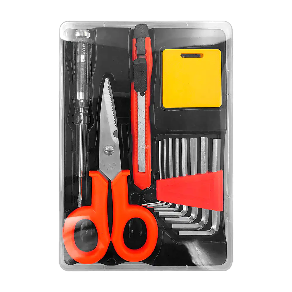 Estuche con 4 herramientas y 8 llaves allen multifuncionales para uso…