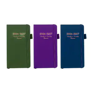 Libreta tipo agenda 10x18cm de planificador 2026-2027 con separación …