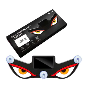 Mini lámpara led en forma de ojos recargable con panel solar para coc…