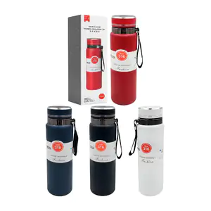 Termo de acero inoxidable con capacidad de 1000ml, infusor, cierre he…