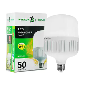 Foco bombilla led megatronic de 50w, luz blanca, ac110-130v